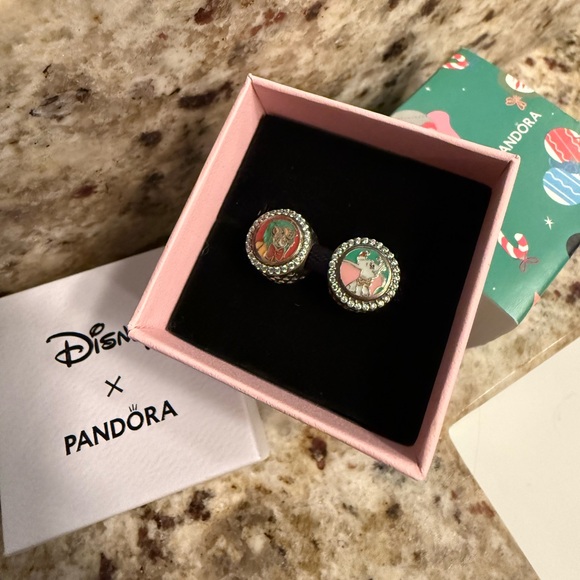 Disney Parks Exclusive Pandora Holiday Christmas Simba Dumbo Ornament Charm Set - Picture 14 of 15